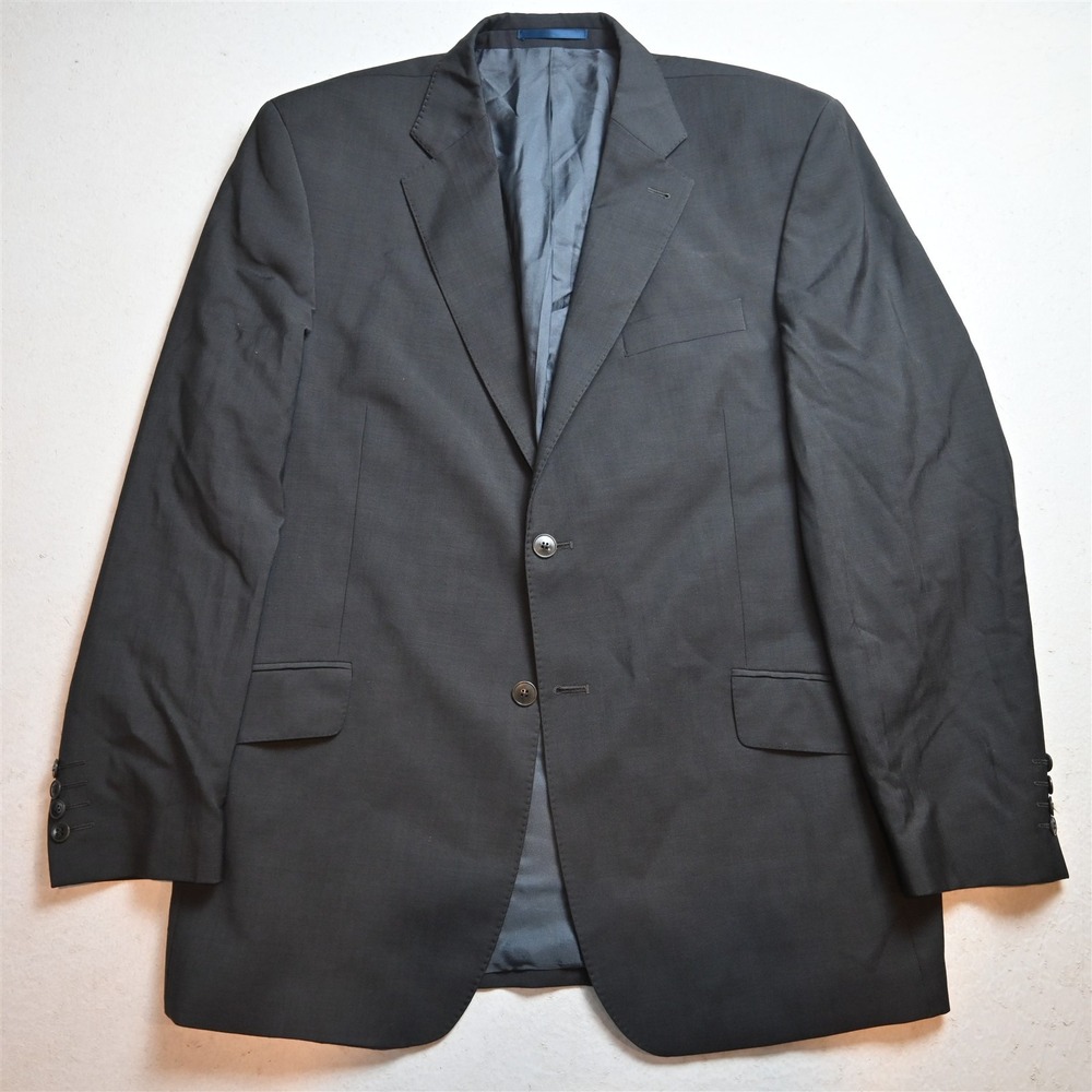 Next 44R Gray 100% Cool Wool Mens Blazer Suit Jacket Sport Coat